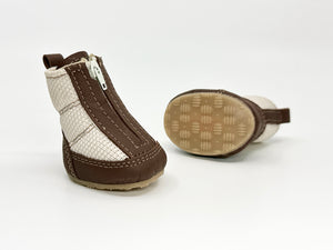 LEON Chocolate Brown Dog Boots