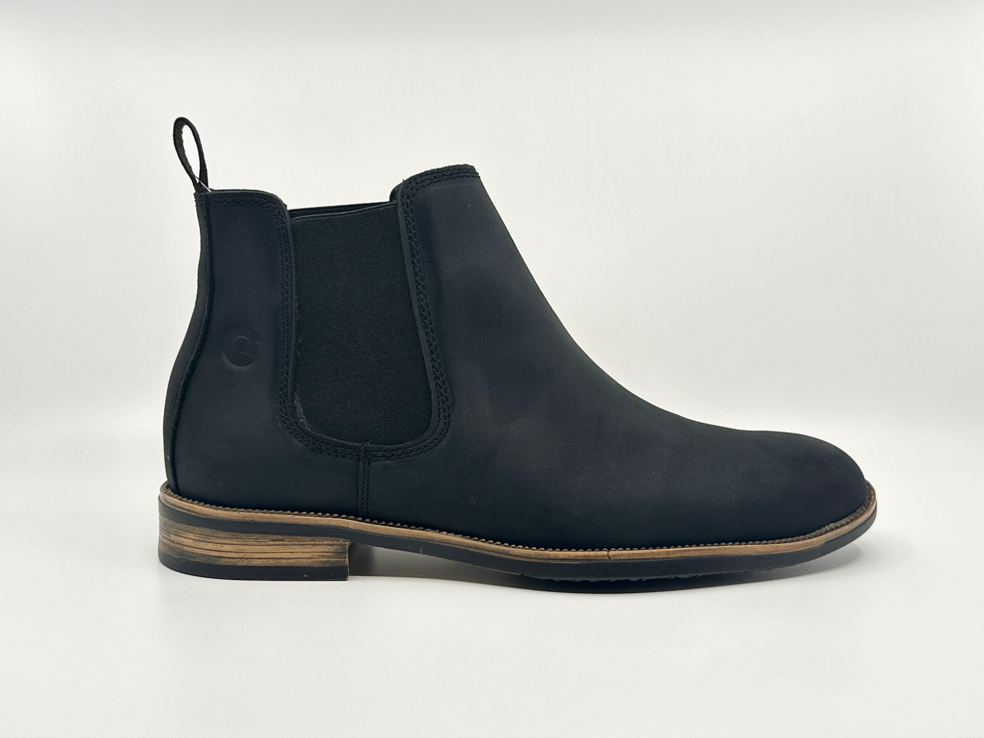 GOOSE & CO. Royale Chelsea Boot – Noir Matte